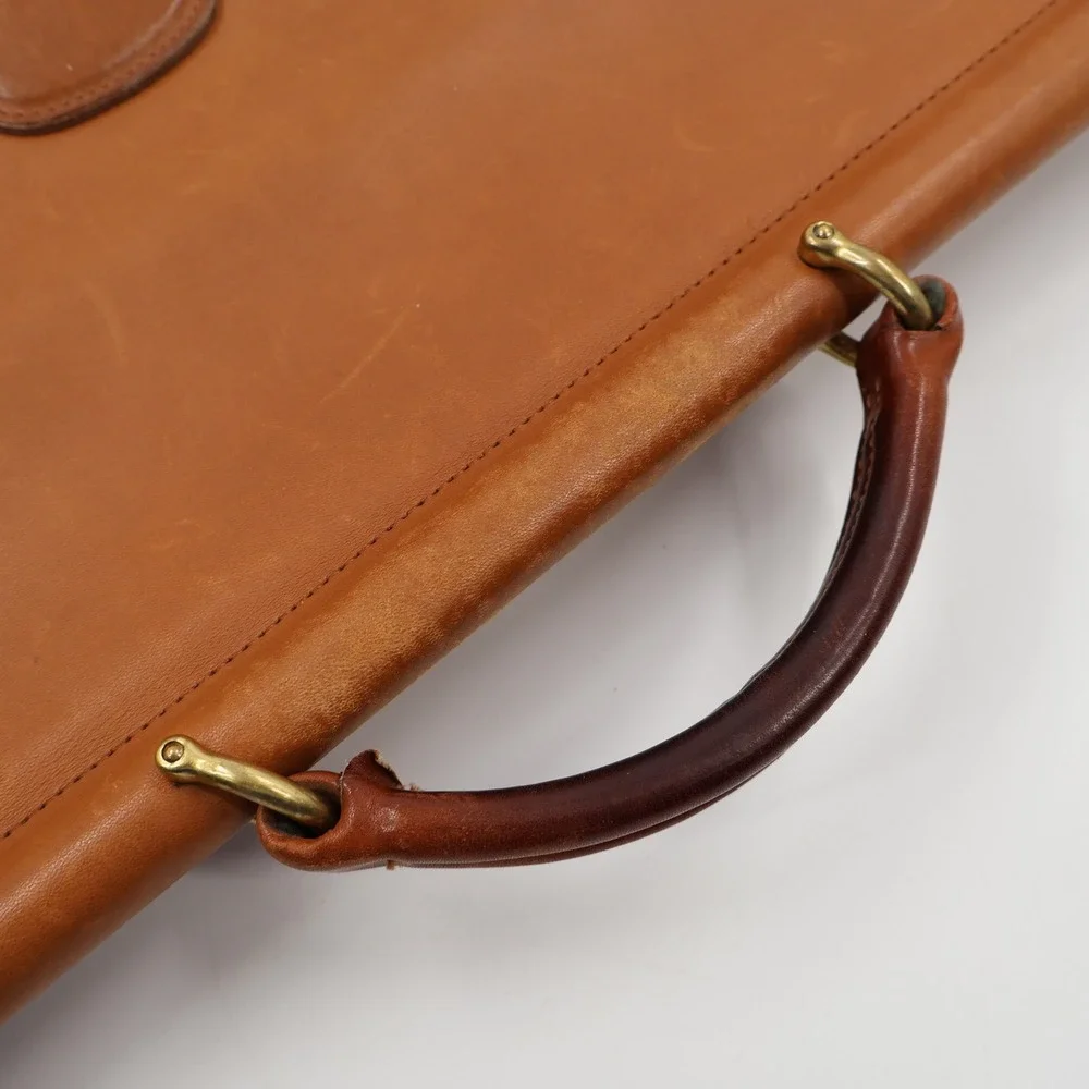 Coach Beekman Briefcase Mens Large‎ British Tan Vintage Leather Bag 5266 USA